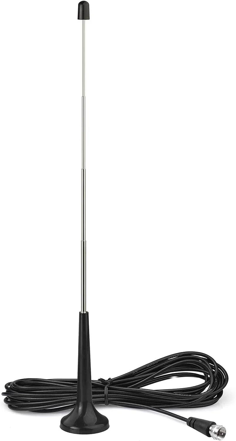 آنتن رادیویی FM بینگفو با پایه مغناطیسی و آنتن حلقه AM برای رسیورهای استریو بلوتوثی رادیویی دیجیتال HD داخلی FM دنون پایونیر اونکیو یاماها مارانتز، رسیور صوتی و تصویری سینمای خانگی و تیونر