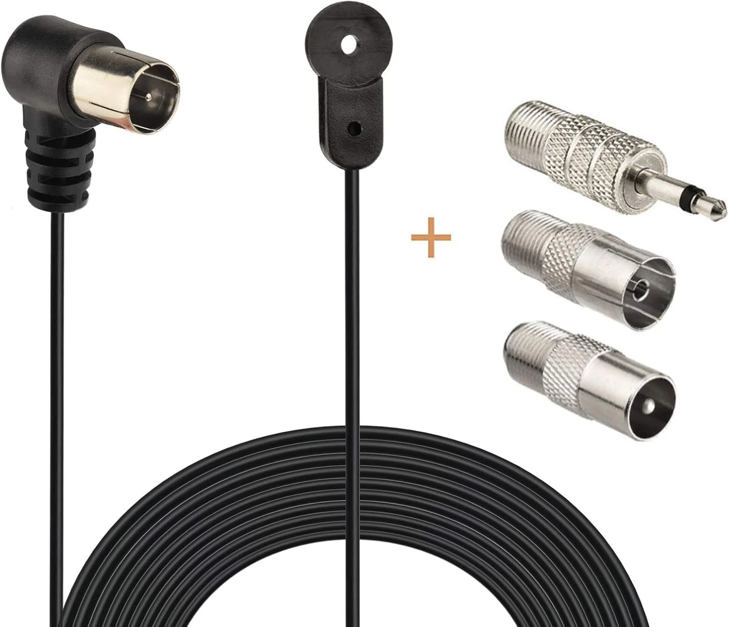 آنتن FM بینگفو 75 اهم برای سیستم های صوتی پایونیر، اونکیو، یاماها، مارانتز، سیستم موسیقی Bose Wave، رادیو دیجیتال HD داخلی، رادیو FM، گیرنده استریو بلوتوث، گیرنده صوتی و تصویری AV سینمای خانگی