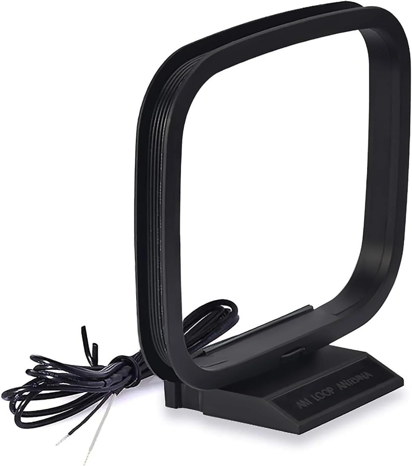 آنتن AM بینگفو 75 اهم با کانکتور سیم لخت 2 پین MW LW سازگار با رسیور استریو یاماها، مارانتز، دنون، پایونیر، چند منظوره