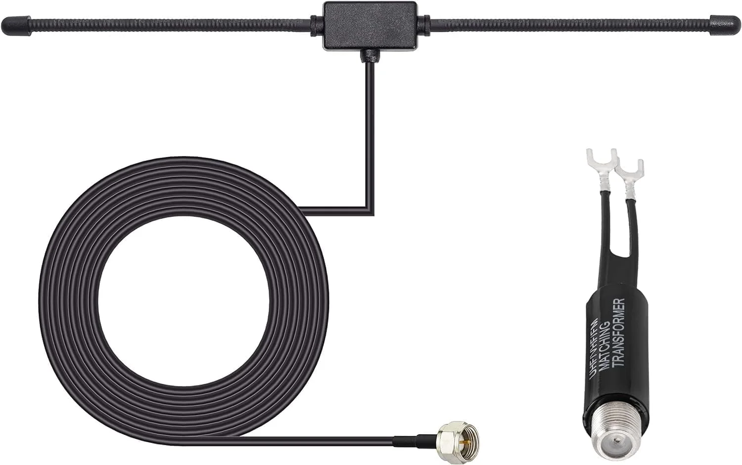 آنتن دوقطبی FM به شکل T بینگفو، 75 اهم 300 اهم DAB، آنتن رادیویی دیجیتال HD داخلی، رادیو FM رومیزی، گیرنده استریو خانگی، گیرنده صوتی و تصویری AV، سینمای خانگی، تیونر تلویزیون HDTV