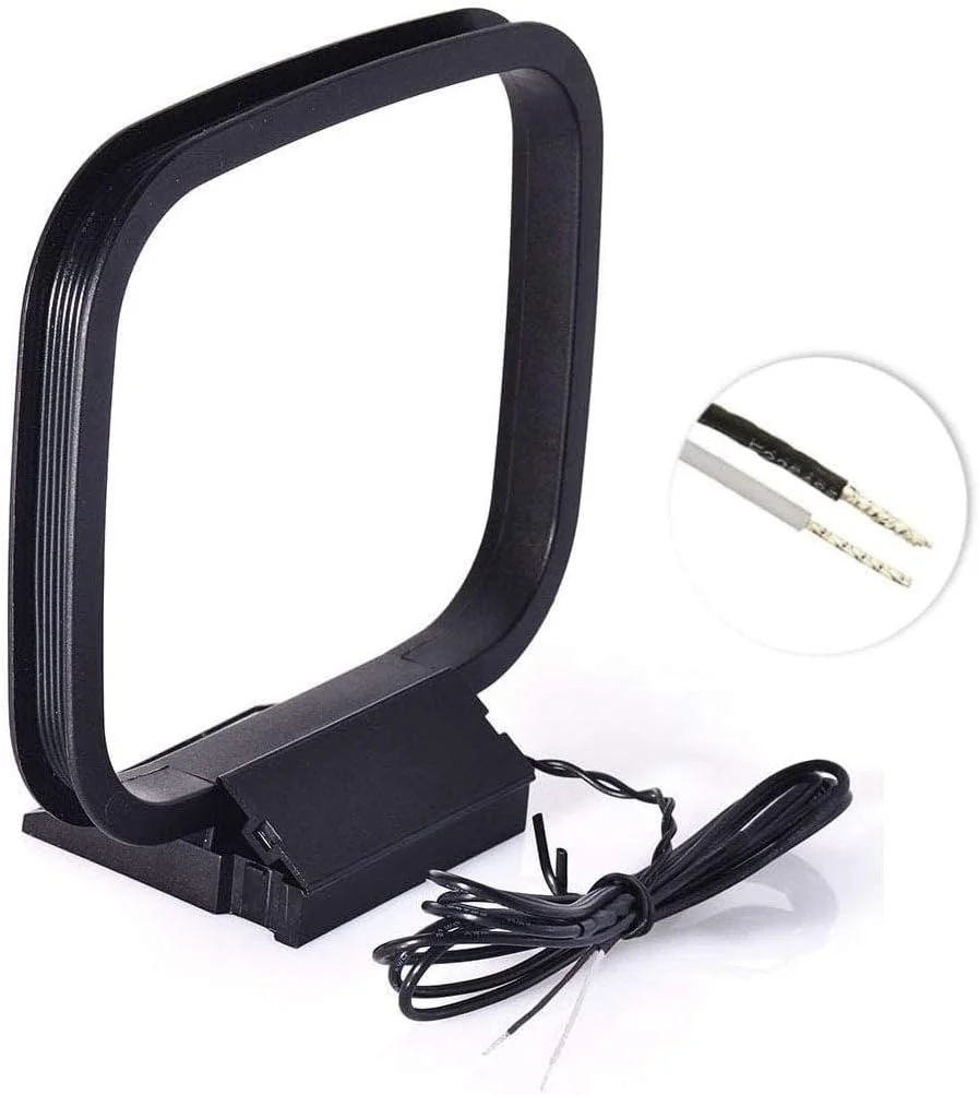 آنتن هوایی 75 اهم FM بینگفو و آنتن حلقه AM برای رسیور استریو بلوتوث رادیو HD داخلی FM دنون پایونیر مارانتز، رسیور صوتی و تصویری سینمای خانگی