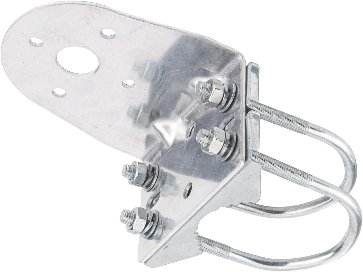 بست دکل آنتن BGTLGIO با پیچ U برای آنتن های Ham UHF VHF CB Cellular Trucker، براکت نصب آنتن برای کانکتور نوع N مادگی، نگهدارنده نصب آنتن در فضای باز/زیرشیروانی