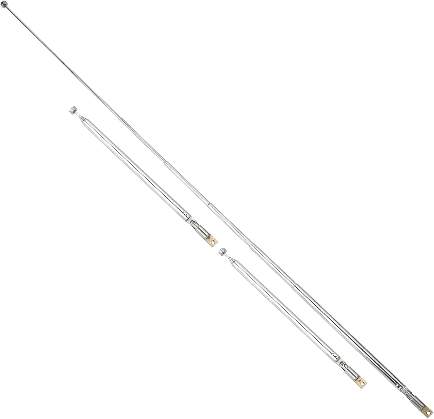 آنتن تلسکوپی رادیویی 3 عددی Be In Your Mind، 77 سانتی متر، قابل حمل، ایستگاه پایه، رادیو دستی موبایل