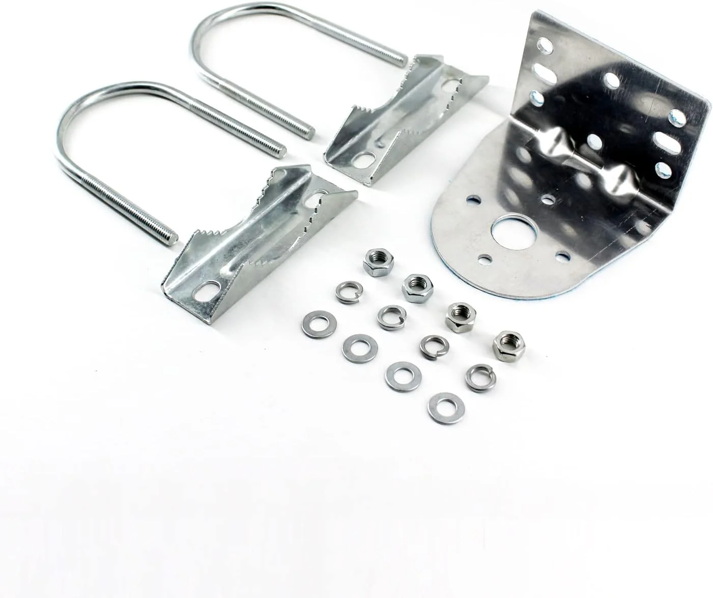 بست دکل آنتن BGTLGIO با پیچ U برای آنتن های Ham UHF VHF CB Cellular Trucker، براکت نصب آنتن برای کانکتور نوع N مادگی، نگهدارنده نصب آنتن در فضای باز/زیرشیروانی