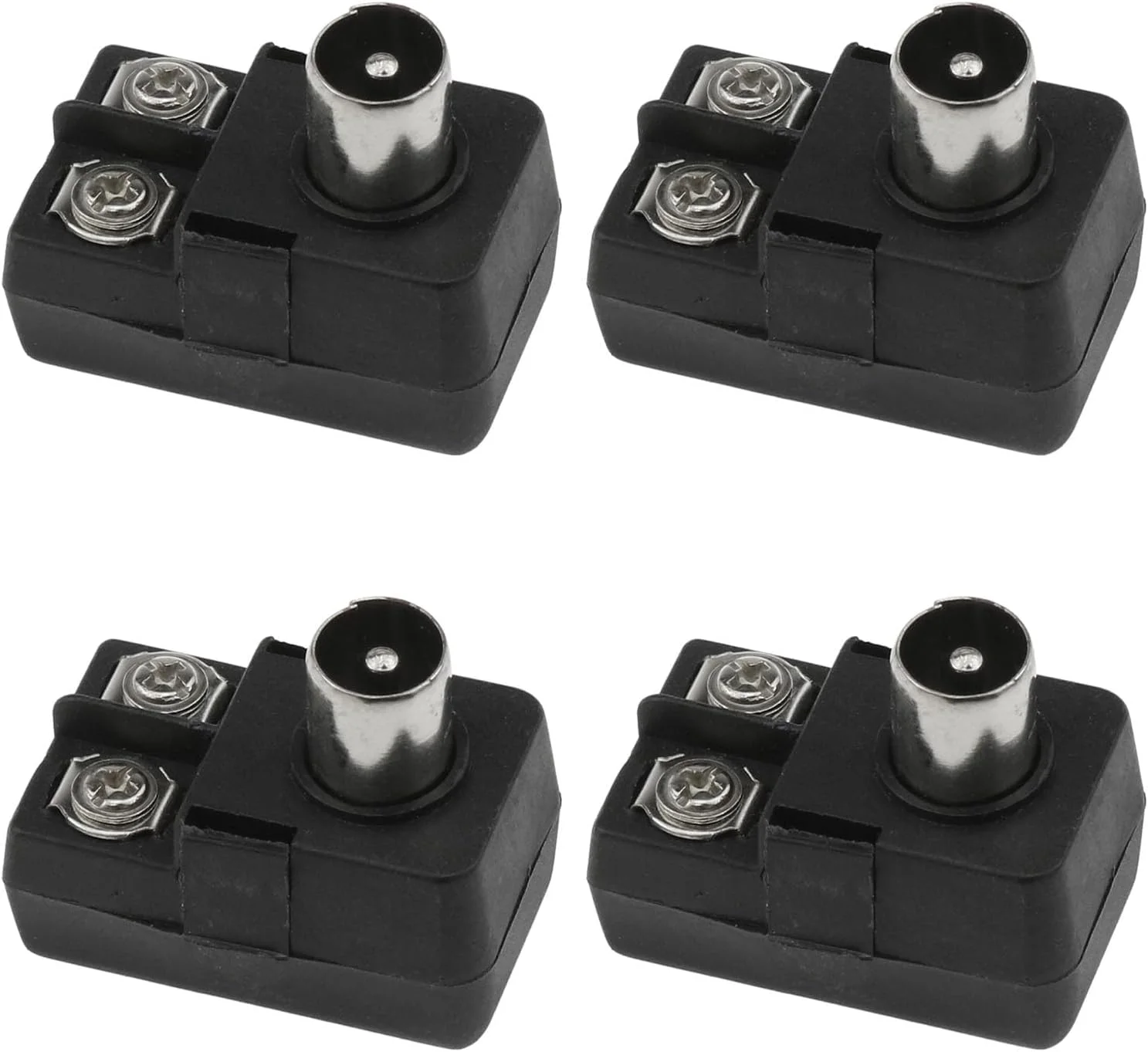 آداپتور تبدیل کننده آنتن AYLIFU از 300 اهم به 75 اهم UHF VHF FM، بسته 4 عددی