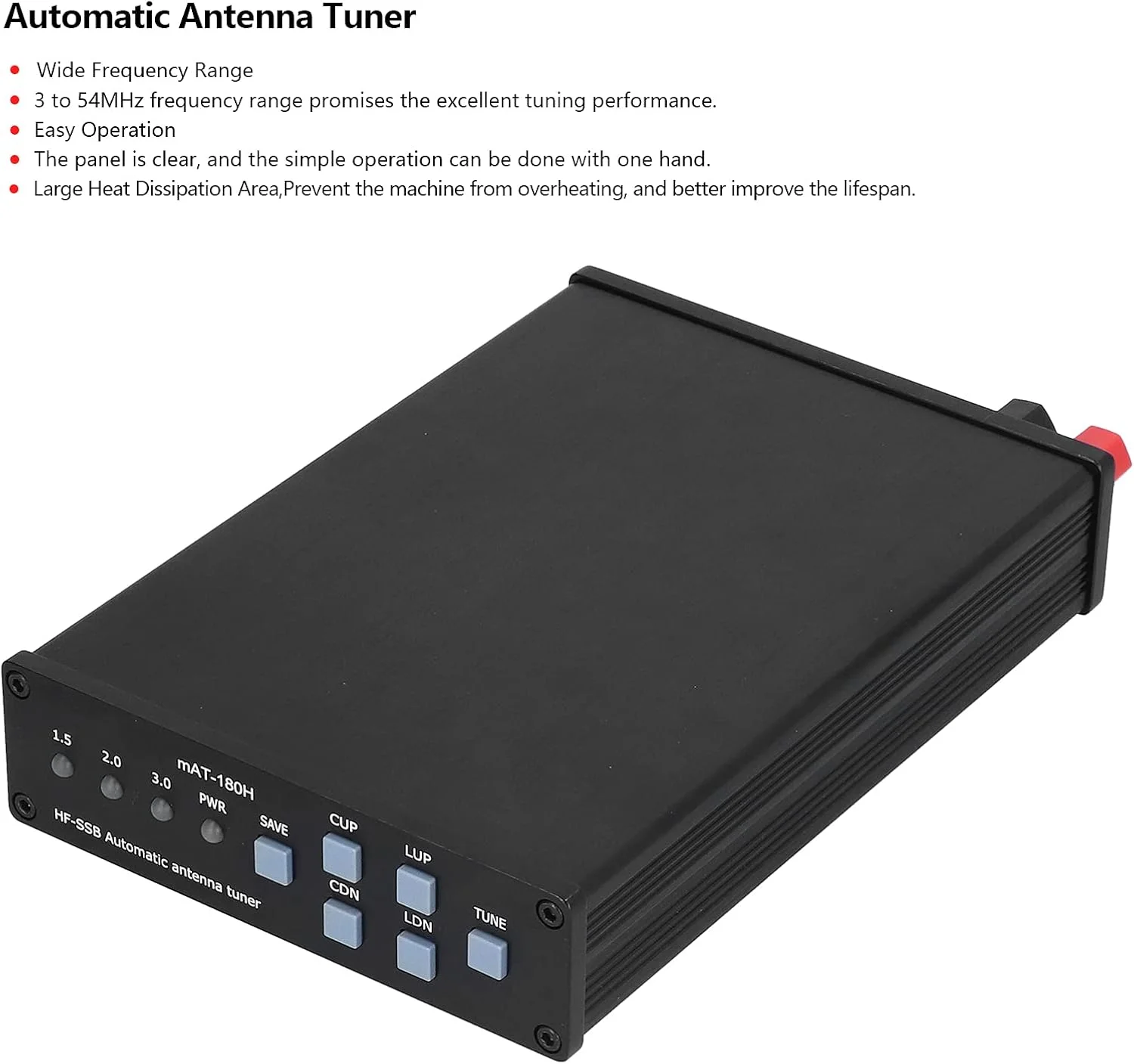 آنتن اتوماتیک، لوازم جانبی تیونر موج کوتاه قابل حمل و بادوام برای DIY