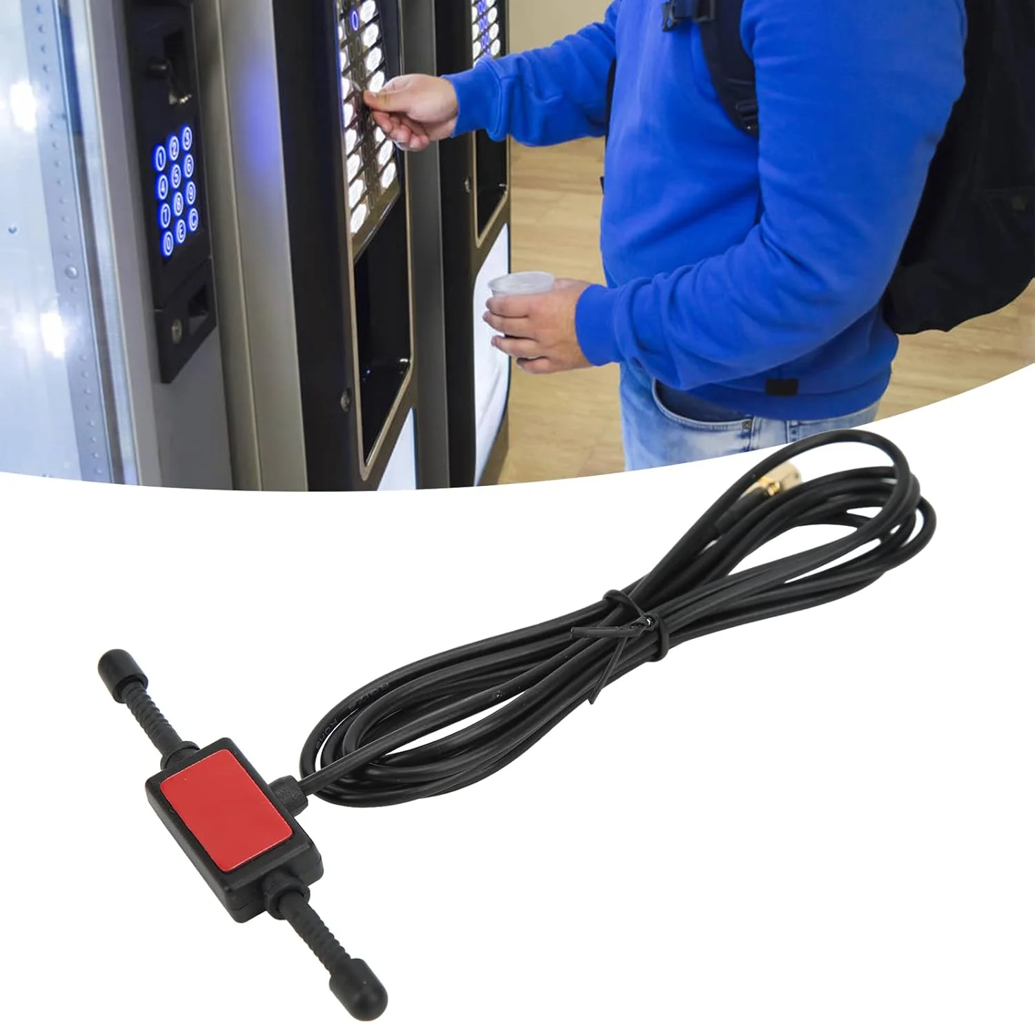 آنتن T Patch، پوسته ضد آب مسی ABS، آنتن هورن 900 1800MHZ برای دستگاه های فروش خودکار، خانه های هوشمند، ربات های جاروبرقی داخلی