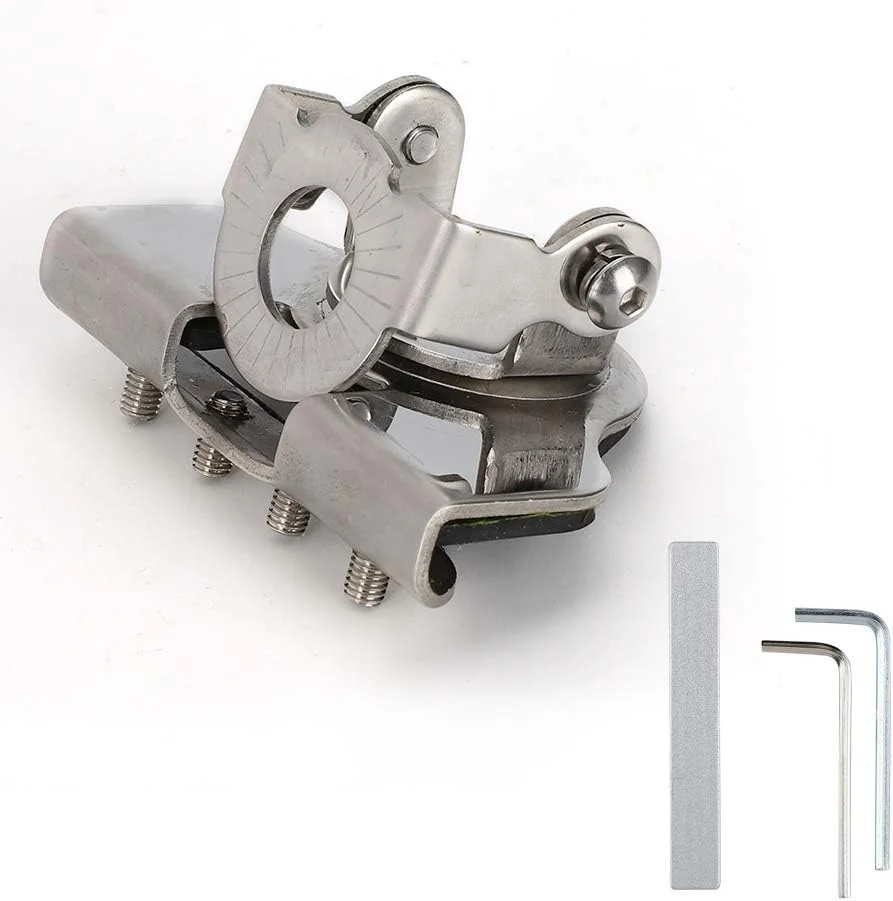 پایه آنتن، گیره پایه آنتن رادیویی موبایل خودرو از جنس استیل ضد زنگ، براکت درب صندوق عقب هاچ بک، رادیو موبایل خودرو با زاویه قابل تنظیم 360 درجه برای کامیون خودرو