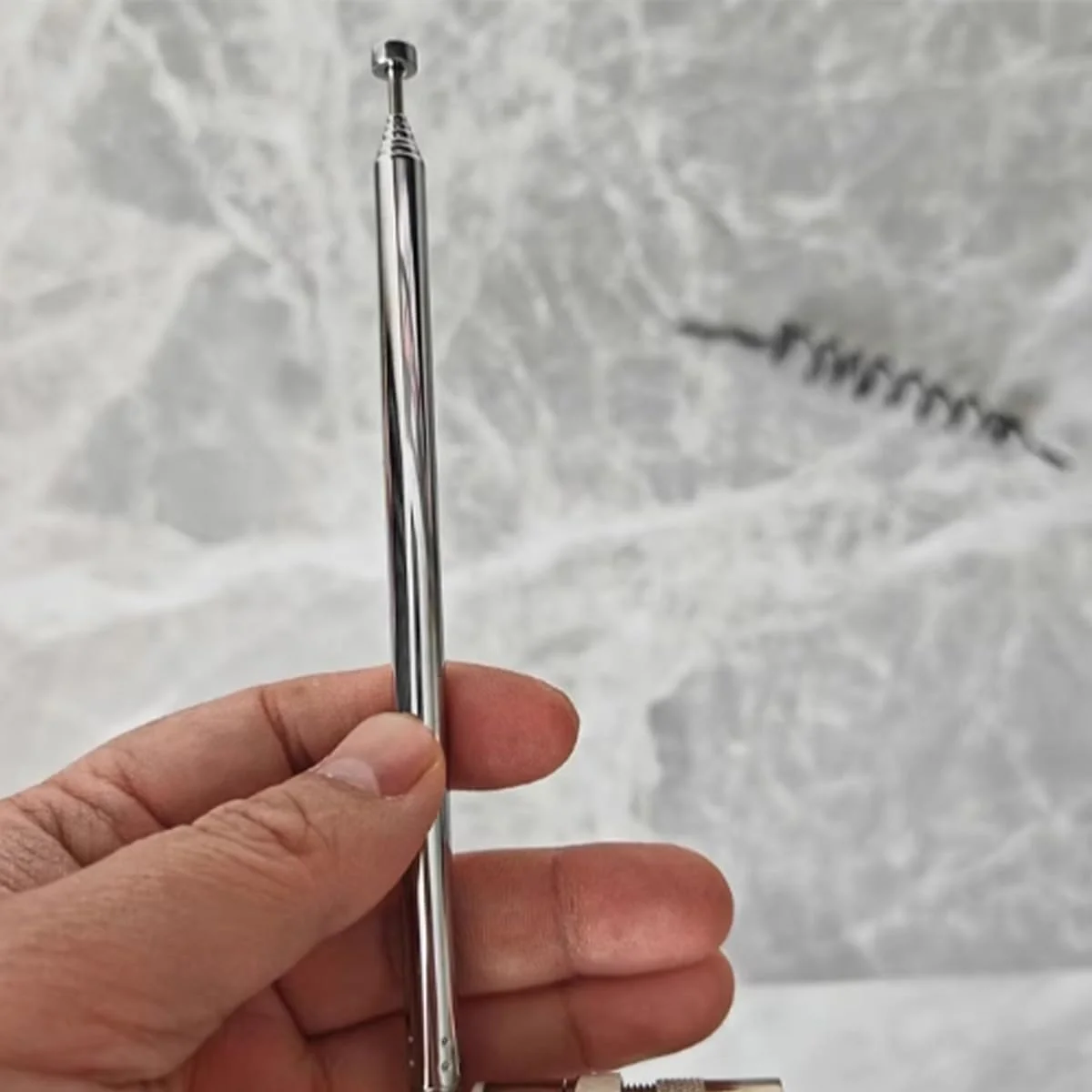 4 عدد آنتن رادیویی، آنتن هوایی رادیو FM فلزی جایگزین تلسکوپی 75 اهم، آنتن هوایی FM داخلی نامتعادل تلسکوپی برای سیستم گیرنده HiFi AV