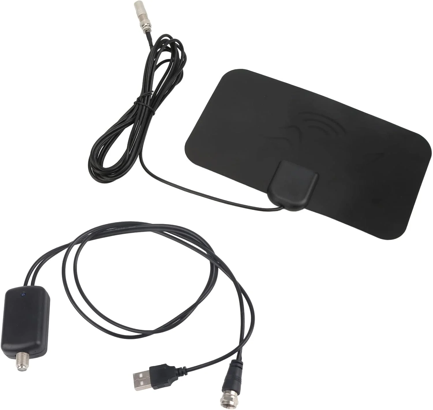 آنتن تلویزیون با کیفیت بالا، 25DBI با بهره بالا، حداکثر محدوده دریافت 980 مایل، آنتن تلویزیون دیجیتال با تقویت کننده