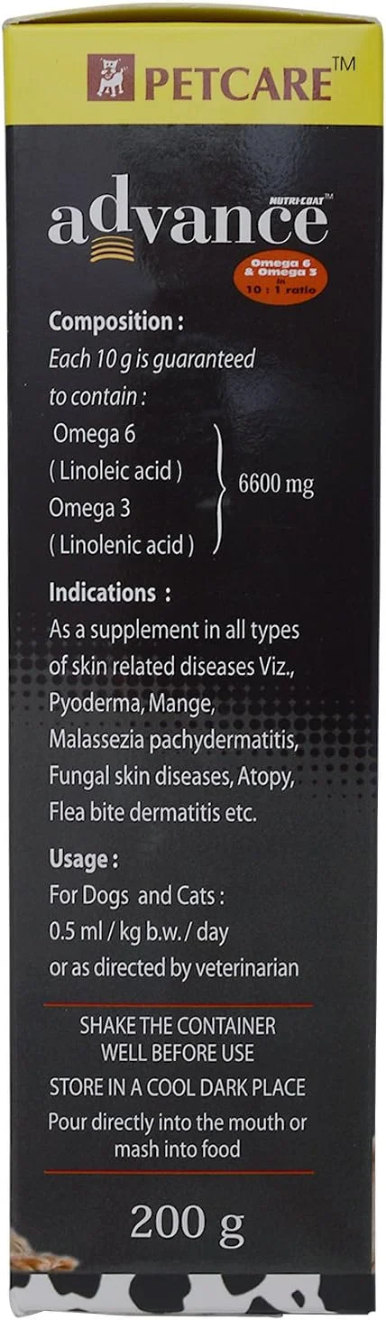 Pet Care Advance A Concentrated Fatty acids Supplement (200 gm)