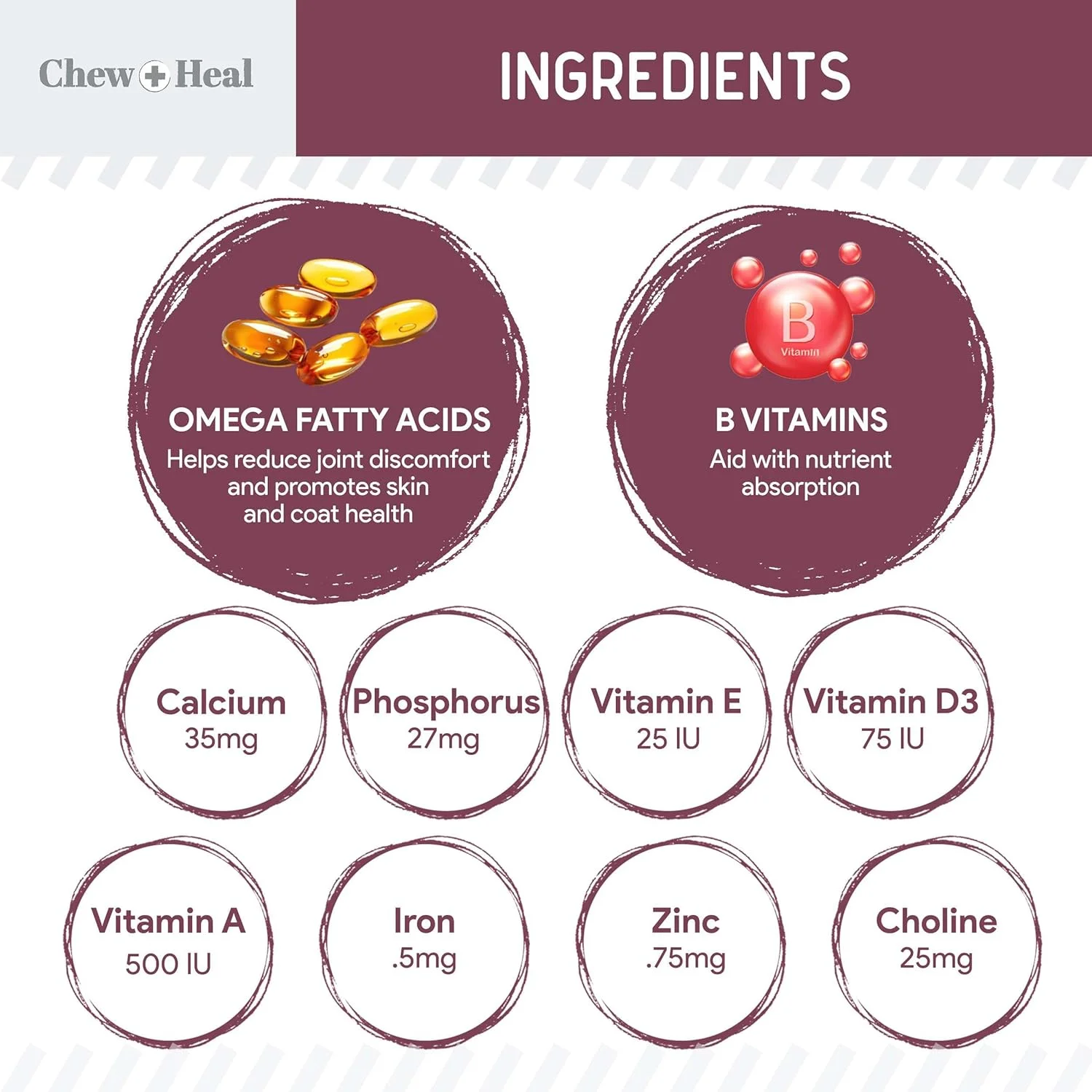 مولتی ویتامین 12 در 1 برای سگ های مسن - 60 عدد تشویقی نرم ویتامین و مکمل سگ مسن برای مفاصل و استخوان ران - فرمول پیشرفته با گلوکزامین، امگا 3، 6، 9، ویتامین ها، پروبیوتیک ها - ساخت آمریکا