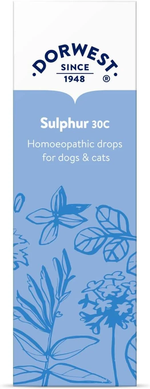 محلول هومیوپاتی گوگرد 30C دوروست هربز برای سگ و گربه - 15 میلی لیتر
