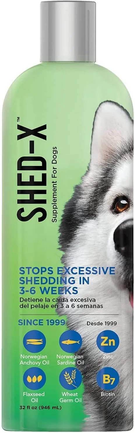 SynergyLabs Shed-X Dermaplex Liquid Daily Supplement for Dog