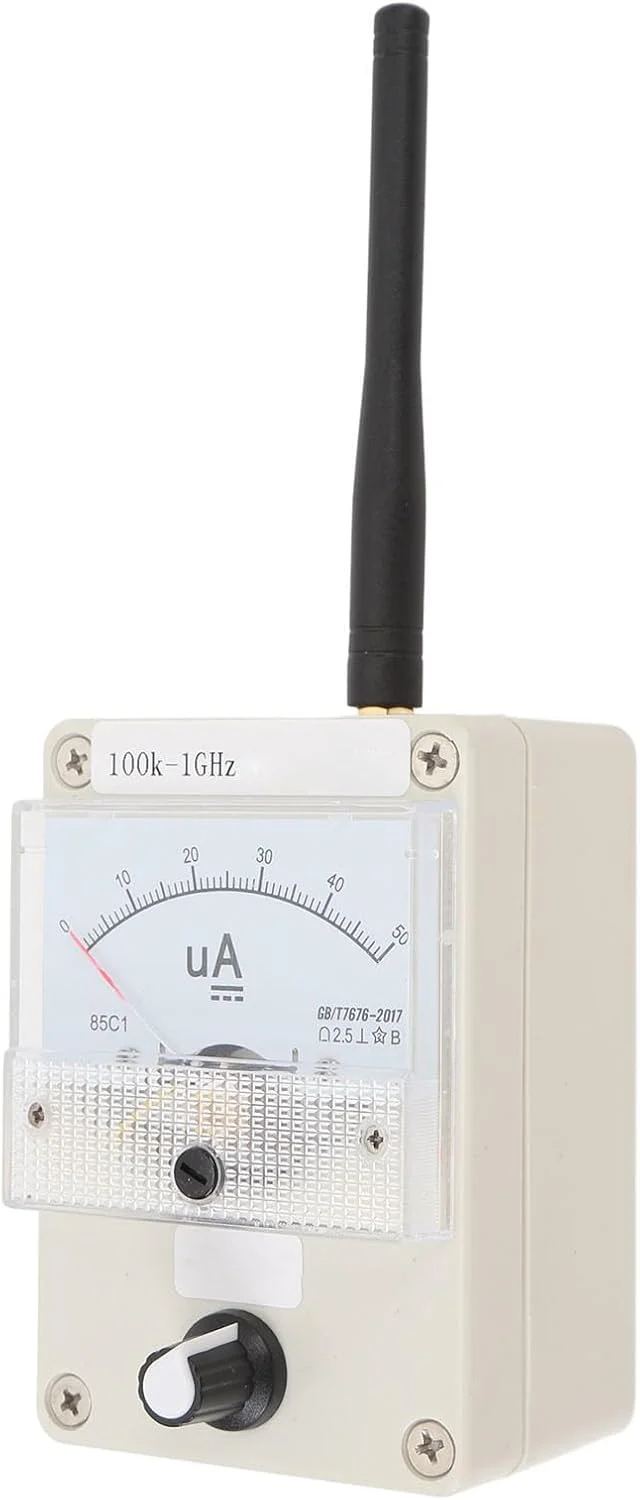 دستگاه سنجش سطح سیگنال RF، 100 کیلوهرتز تا 1 گیگاهرتز، دستگاه اندازه گیری قدرت میدان باند پهن با آنتن برای آنتن رادیویی، دارای سیستم جذب شوک خودکار