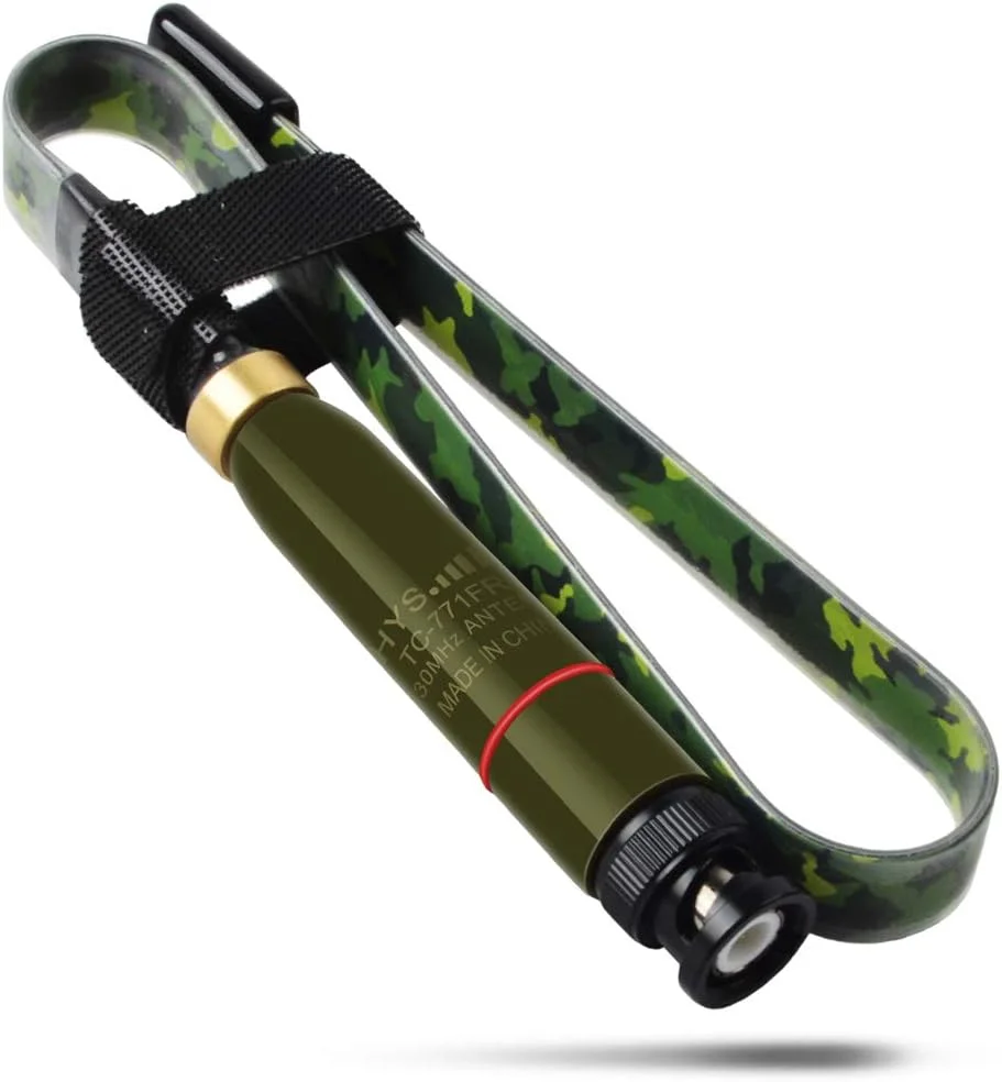 آنتن HYS با پایه BNC به طول 39 سانتی متر، دو بانده VHF UHF HT برای فرکانس های 144/430 مگاهرتز (136-174 مگاهرتز و 400-470 مگاهرتز) سازگار با Icom V86 IC-T7H Yaesu FT-530 Uniden BCD325P2 BC125AT رادیو و اسکنر قابل حمل BNC