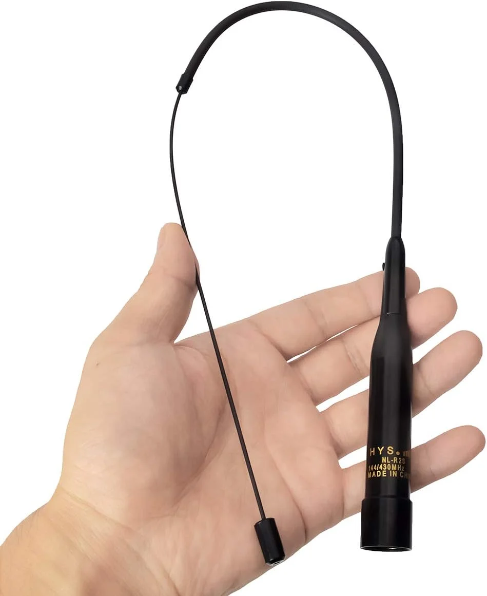 HYS Dual Band Telescopic Flexible Antenna VHF UHF 144/430MHz PL259 Connector Aerial For Many Mobile Radio