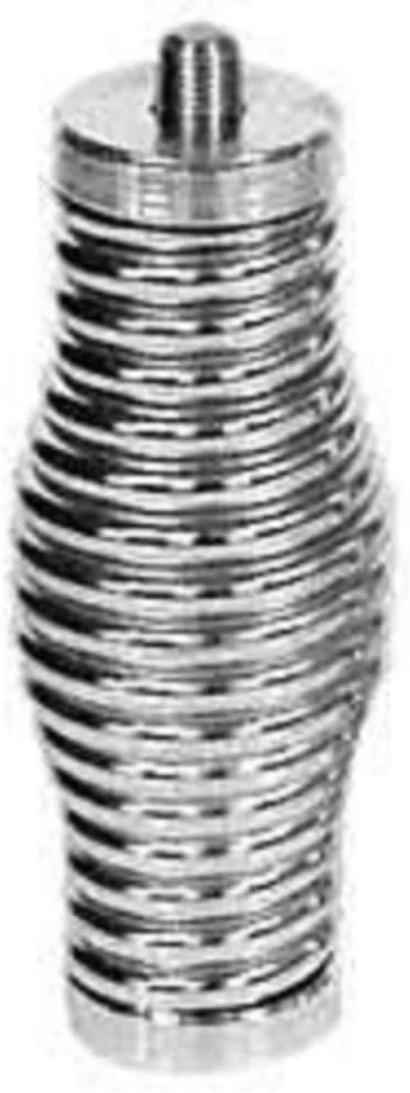 Hustler/New-Tronics Antenna Corp Economy Series Chrome Plated Cb Antenna Spring Flexible C-30