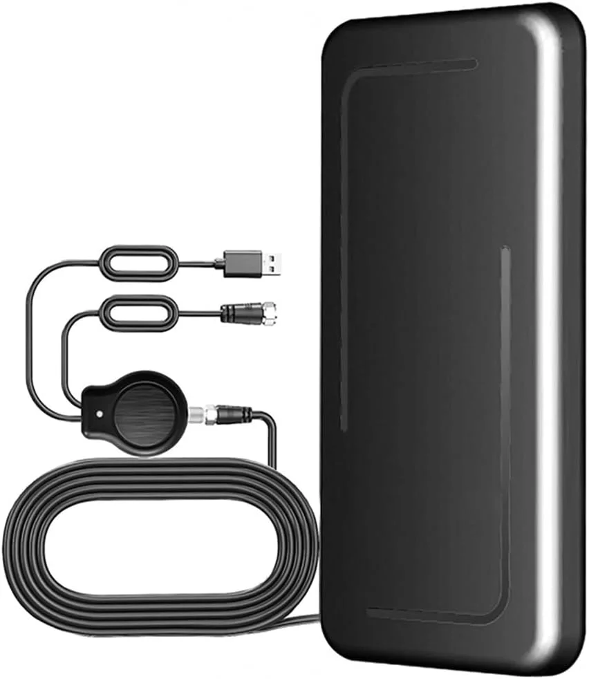 آنتن تلویزیون اچ دی دیجیتال داخلی Hsthe Sea برای کانال های تلویزیونی محلی، با تقویت کننده سیگنال و کابل کواکسیال 10 متری