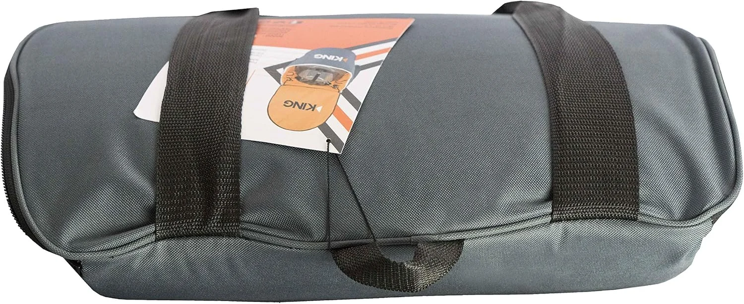 کیف حمل آنتن ماهواره قابل حمل کینگ مدل Cb1000، خاکستری