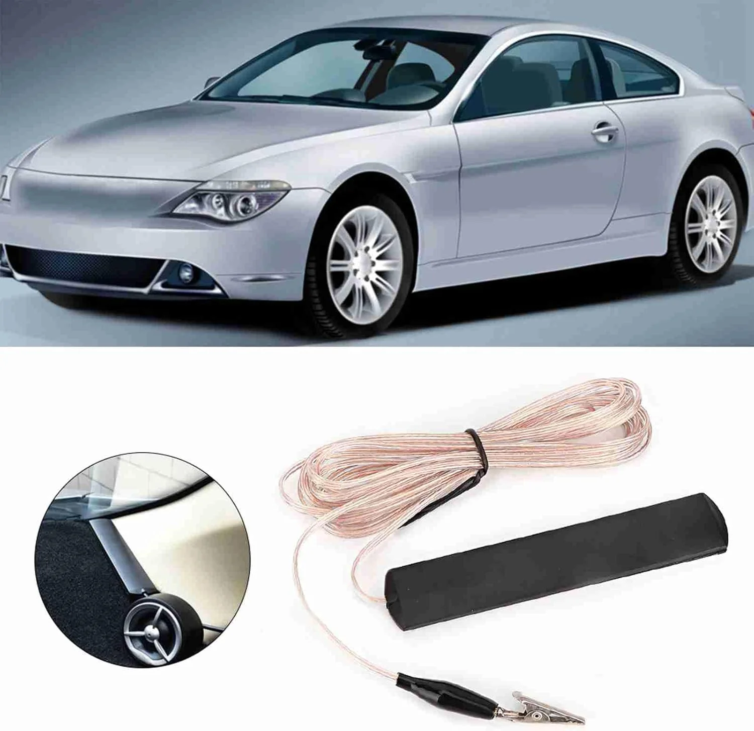 آنتن رادیویی FM مدل KOSDFOGE ANT-108SE برای رادیو خانگی، گیرنده تقویت کننده صوتی و تصویری