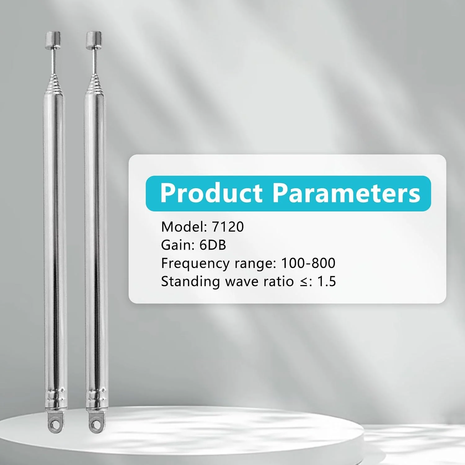 آنتن رادیویی FM کولور، 2 عدد، آنتن تلسکوپی 7 قسمتی، جایگزین آنتن رادیویی تلویزیون قابل حمل برای دریافت استریو DAB AM/FM آنتن رادیویی FM کولور، 2 عدد، آنتن تلسکوپی 7 قسمتی، جایگزین آنتن رادیویی تلویزیون قابل حمل برای دریافت استریو DAB AM/FM