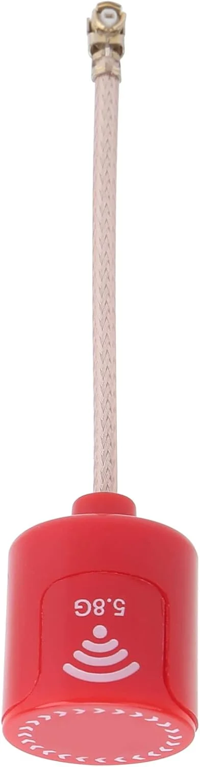 آنتن بادوام 5.8 گیگاهرتز RHCP با بهره بالا 2.8dbi برای هواپیماهای RC FPV، نصب آسان (قرمز)