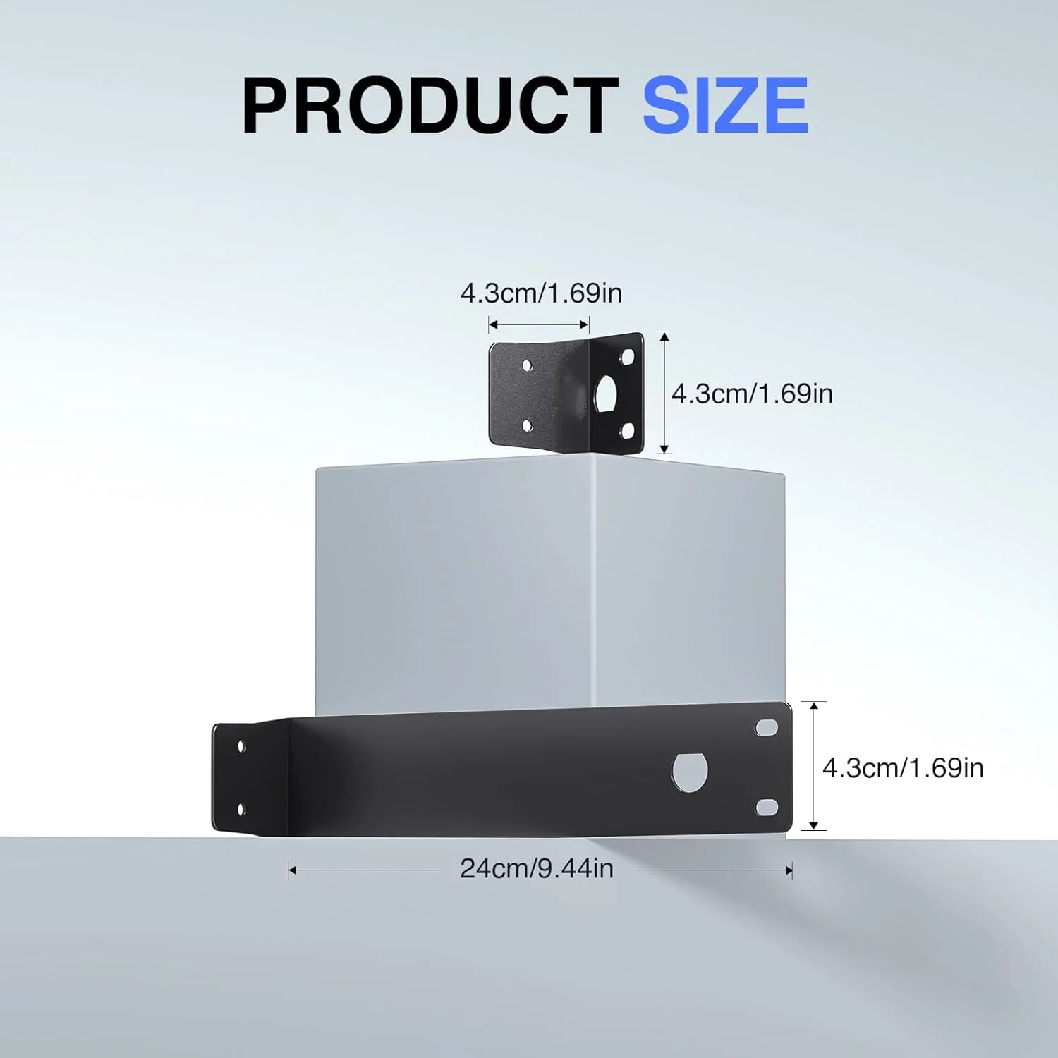 کیت آنتن BNC فنیکس پرو، دو کابل اتصال 50 سانتی متری برای نصب آنتن های جلو، شامل صفحات فلزی رک، مناسب برای سیستم های بی سیم نیم رک (ANTK-HR2A)