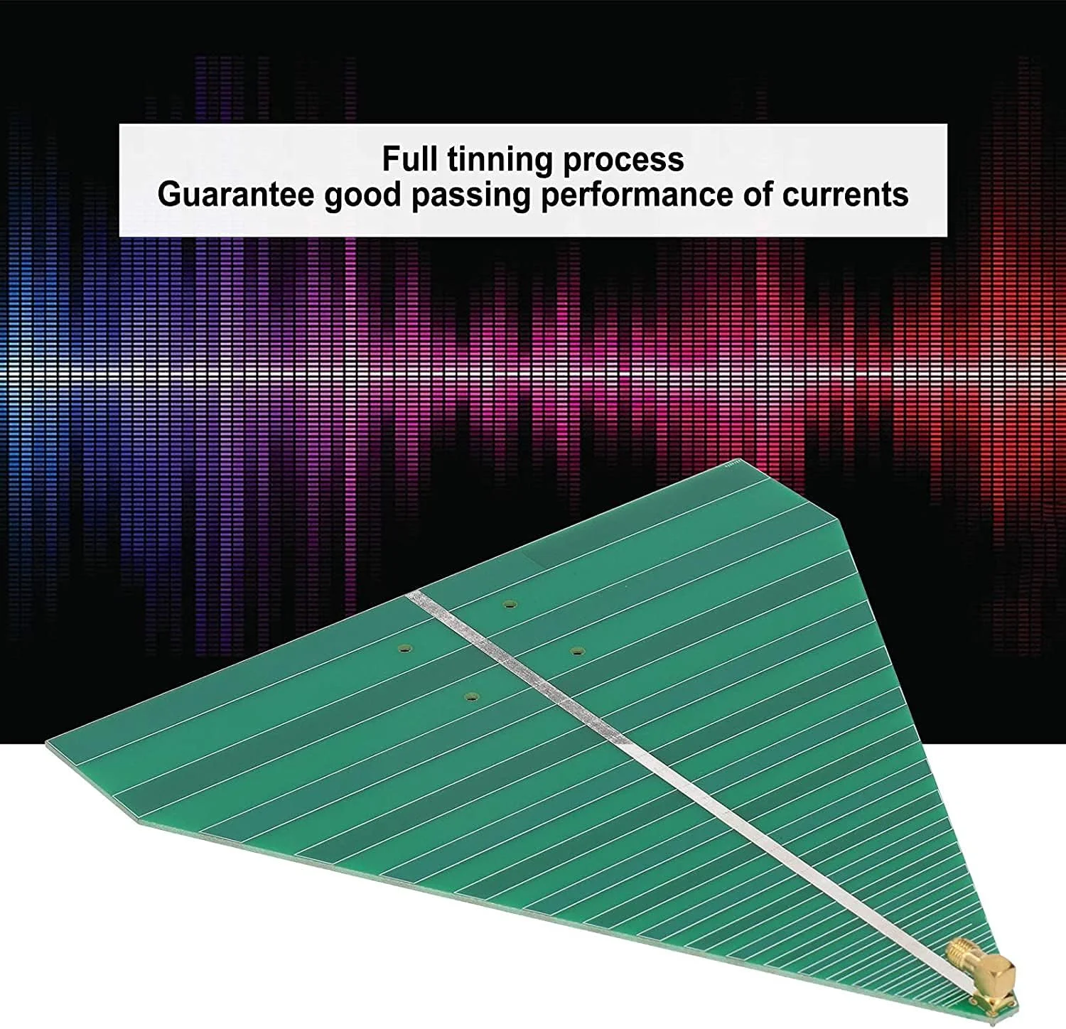 آنتن لگاریتمی دوره ای UWB، آنتن فوق پهن باند با اتلاف حرارت خوب، تداخل کمتر، PCB 1.6 میلی متری برای تجهیزات الکترونیکی