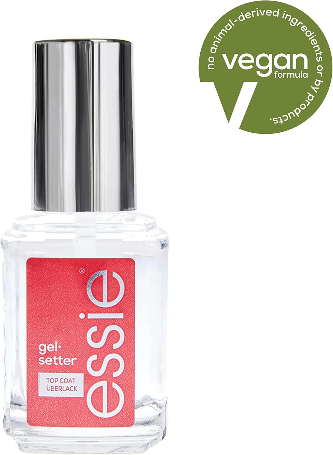 محصول مراقبت از ناخن اسی، وگان و فاقد 8 ماده مضر، تاپ کت ژل سِتِر، لاک ناخن با پوشش ژل مانند، 13.5 میلی لیتر