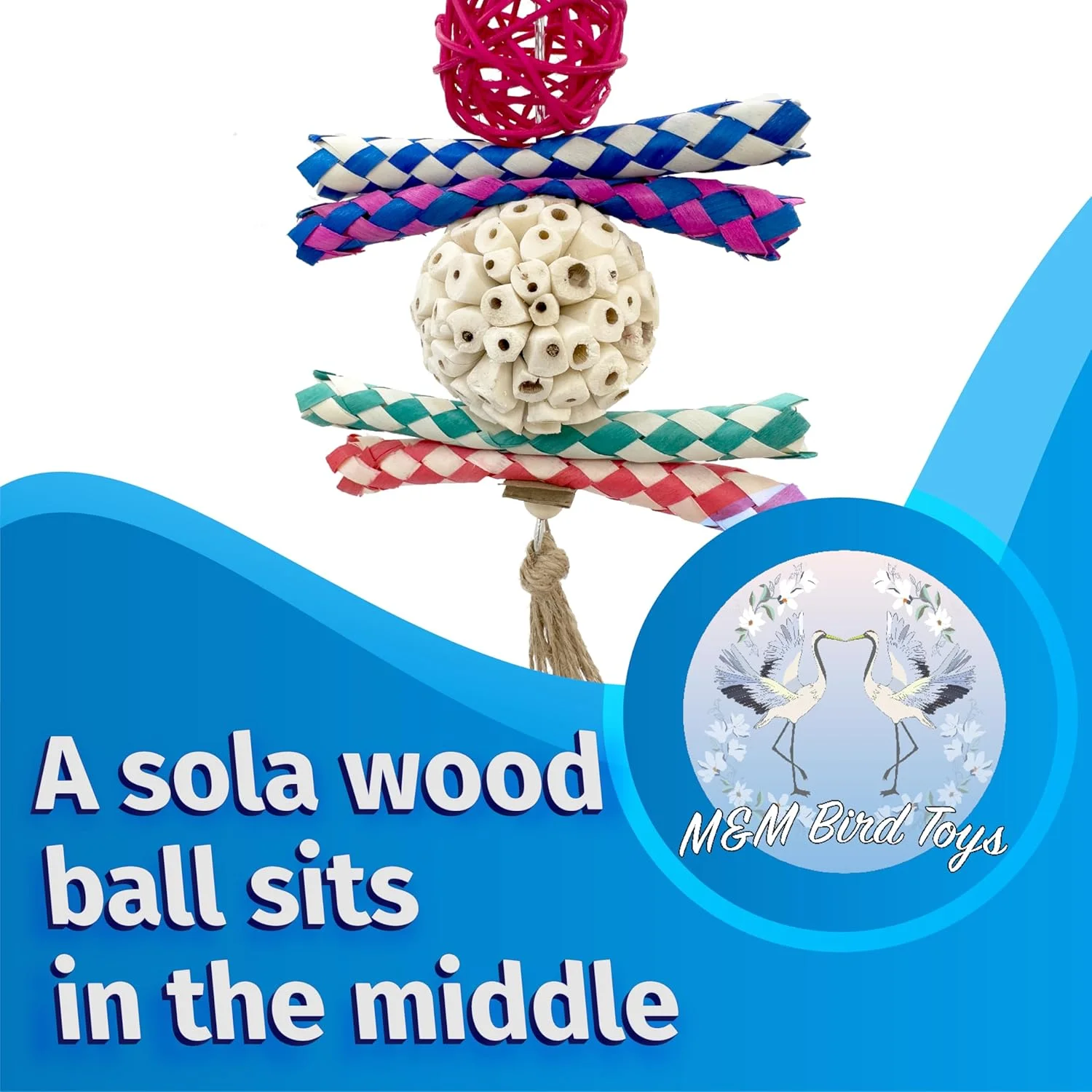 اسباب بازی خرد کردنی رنگین کمانی رتن سولا 1702 - دست ساز، مناسب قفس پرندگان، توپ انگور رتن رنگارنگ، تله انگشتی بامبو جویدنی، توپ چوبی سولا دست ساز، طناب کنفی طبیعی، مواد نرم، پاره کردن آسان اسباب بازی خرد کردنی رنگین کمانی رتن سولا 1702 - دست ساز، مناسب قفس پرندگان، توپ انگور رتن رنگارنگ، تله انگشتی بامبو جویدنی، توپ چوبی سولا دست ساز، طناب کنفی طبیعی، مواد نرم، پاره کردن آسان