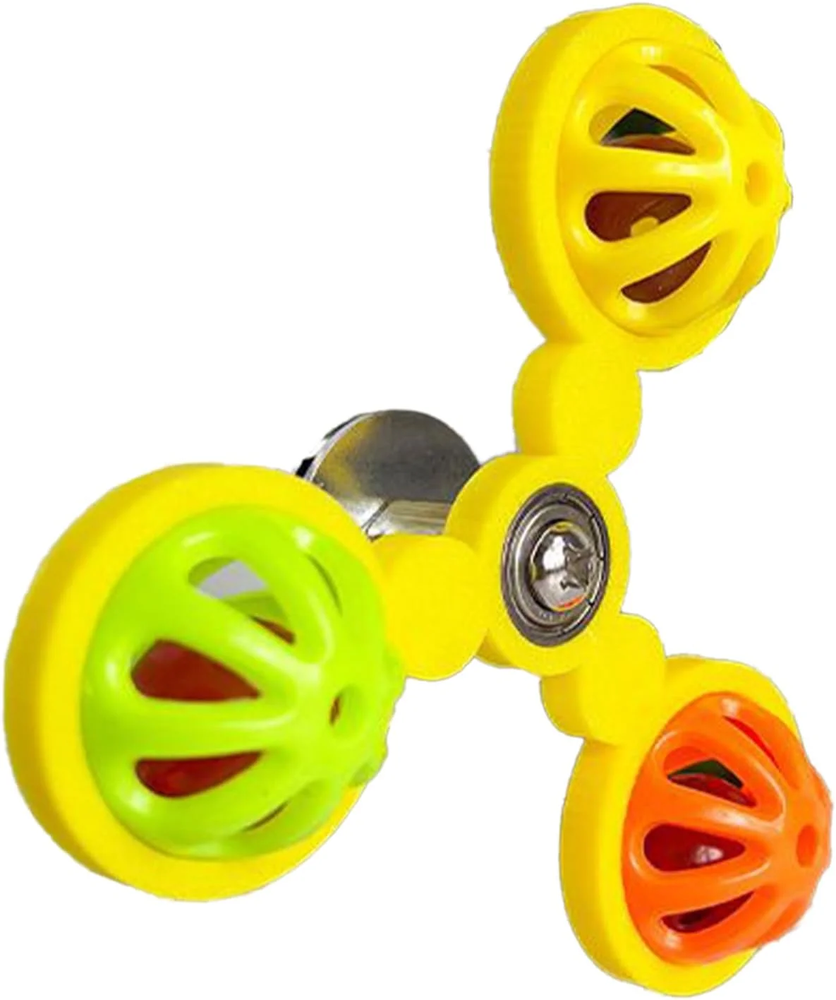 اسباب بازی های عروس هلندی - توپ چرخشی کاکادو برای قفس پرنده | لوازم جانبی قفس اسباب بازی های آموزشی حیوانات خانگی برای عروس هلندی، کانور، ماکائو، بازی ورزشی، سرگرمی و غنی سازی کاکادو