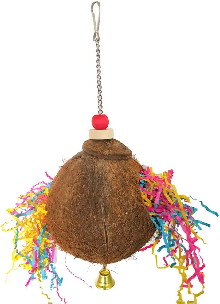 Meiyya Purchase Coconut Shell Climbing Bird Toy, Bird Toy, Biting Ball Accessories Parrots Pets Animals for Birds Meiyya Purchase Coconut Shell Climbing Bird Toy, Bird Toy, Biting Ball Accessories Parrots Pets Animals for Birds