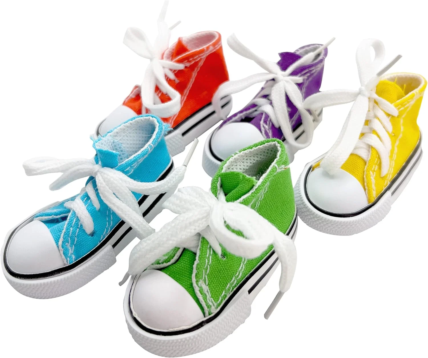 اسباب بازی پرنده Mandarin مدل 5000 Pk5 Sneaker Shredders M&M - اسباب بازی فوق العاده سرگرم کننده پنبه ای و لاستیکی ایمن برای حیوانات خانگی، مناسب برای پر کردن با مواد خوراکی، سرگرم کننده برای نوک و نژادهای مختلف پرندگان، بسته 5 عددی