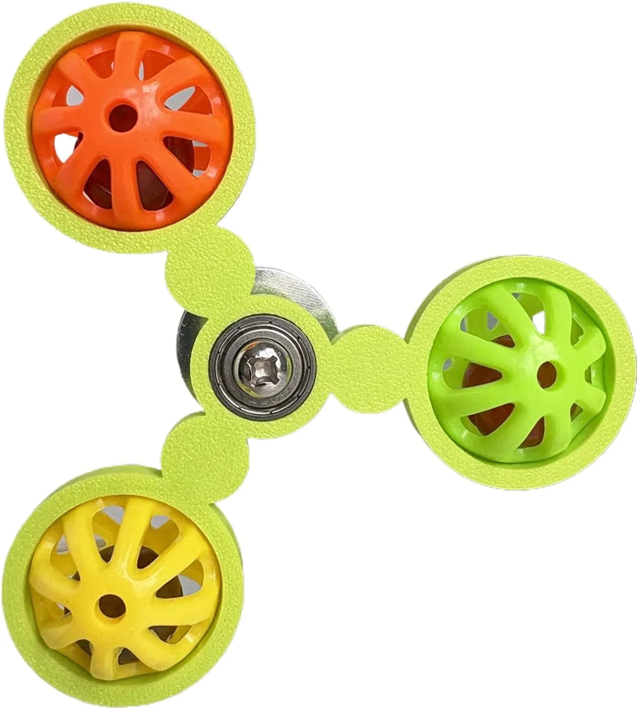 اسباب بازی پرنده، توپ زنگوله آسیاب بادی چرخشی طوطی، لوازم جانبی قفس اسباب بازی حسی برای صاحبان حیوانات خانگی، سرگرمی بازی کانور، کاکتیل، ماکائو، کاکادو