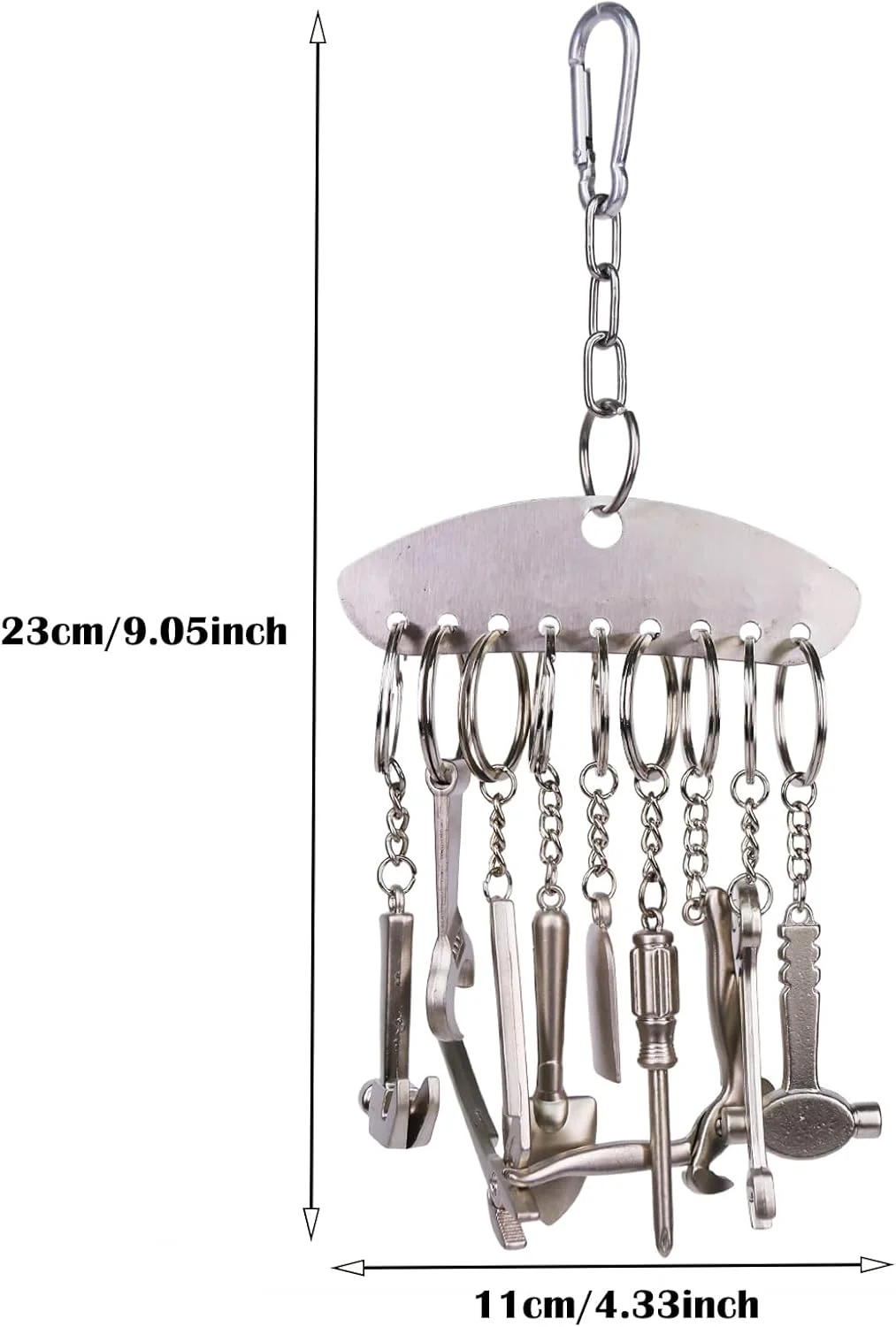 اسباب بازی زنگوله ای پرنده ZYYRSS از جنس استیل ضد زنگ، اسباب بازی های قفس پرنده برای طوطی ها، بازی آموزشی تعاملی، بازی پرنده برای رفع خستگی برای کاکادوهای کوچک اسباب بازی زنگوله ای پرنده ZYYRSS از جنس استیل ضد زنگ، اسباب بازی های قفس پرنده برای طوطی ها، بازی آموزشی تعاملی، بازی پرنده برای رفع خستگی برای کاکادوهای کوچک