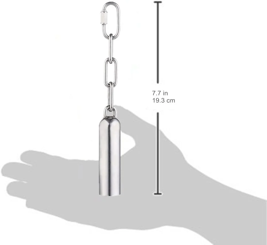 اسباب بازی زنگوله ای استیل ضد زنگ یویانگ برای پرندگان، اسباب بازی های قفس پرنده سنگین برای طوطی ها، خاکستری های آفریقایی، مینی ماکائو، کاکادوهای کوچک، عروس هلندی و موارد دیگر (کوچک یا بزرگ)