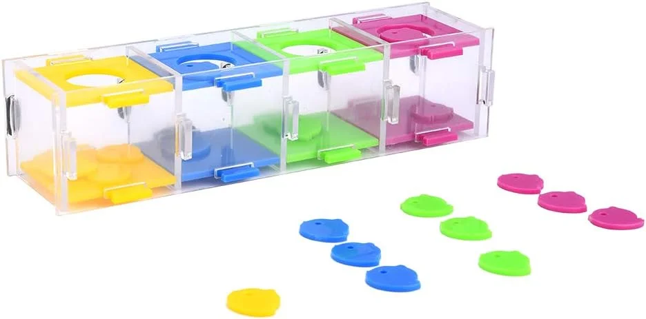 اسباب بازی آموزشی طوطی اکریلیک Velaurs، اسباب بازی آموزشی هوش پرنده غیر سمی، آموزش جداسازی رنگ، اسباب بازی پازل تعاملی، لوازم جانبی قفس اسباب بازی آموزشی طوطی برای طوطی پرنده اسباب بازی آموزشی طوطی اکریلیک Velaurs، اسباب بازی آموزشی هوش پرنده غیر سمی، آموزش جداسازی رنگ، اسباب بازی پازل تعاملی، لوازم جانبی قفس اسباب بازی آموزشی طوطی برای طوطی پرنده