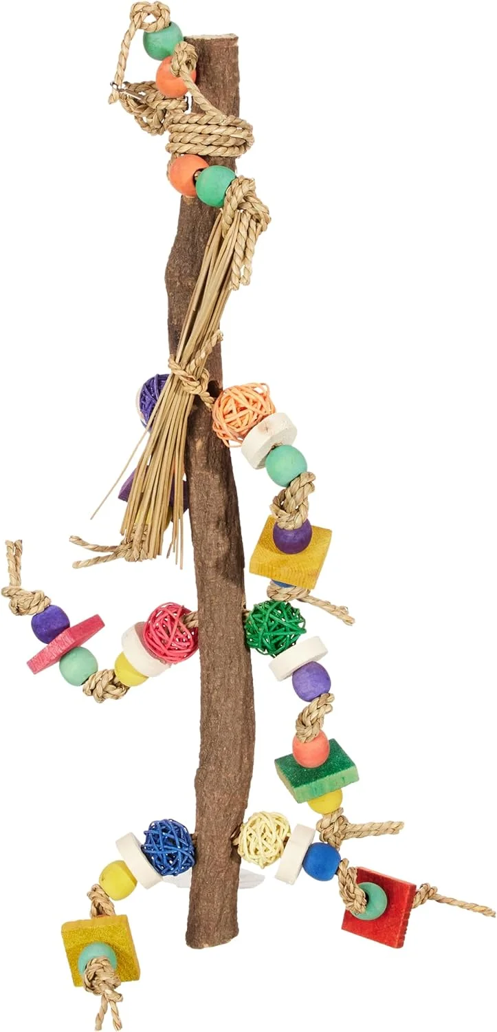 شاخه اسباب بازی طبیعی تریکسی برای پرندگان 56 سانتی متر شاخه اسباب بازی طبیعی تریکسی برای پرندگان 56 سانتی متر