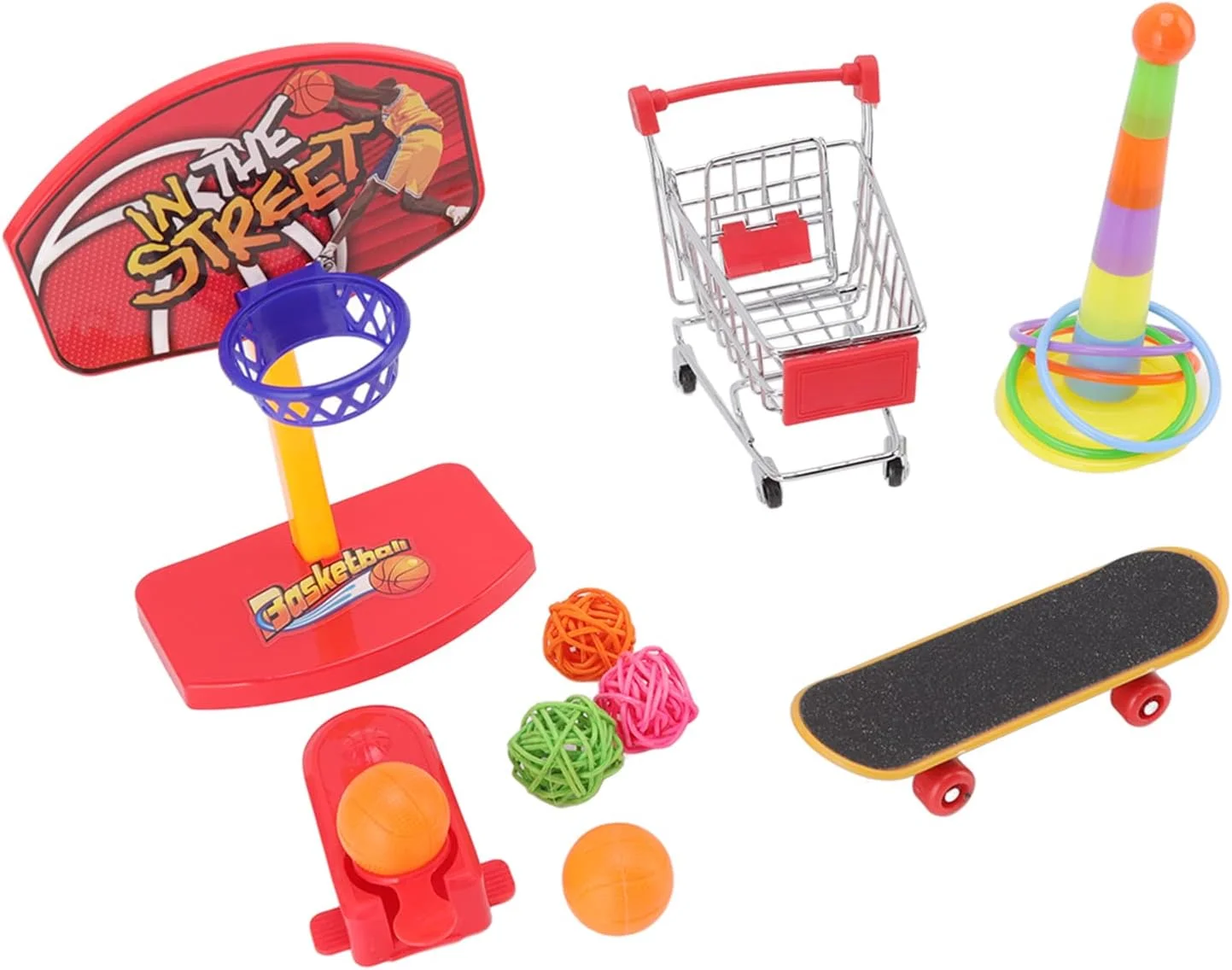 اسباب بازی بسکتبال پرنده، 4 تکه اسباب بازی آموزشی تعاملی برای آموزش پرندگان، بهبود مهارت های متعادل چند منظوره، اسباب بازی هوش طوطی، اسباب بازی های آموزشی طوطی برای عروس هلندی اسباب بازی بسکتبال پرنده، 4 تکه اسباب بازی آموزشی تعاملی برای آموزش پرندگان، بهبود مهارت های متعادل چند منظوره، اسباب بازی هوش طوطی، اسباب بازی های آموزشی طوطی برای عروس هلندی