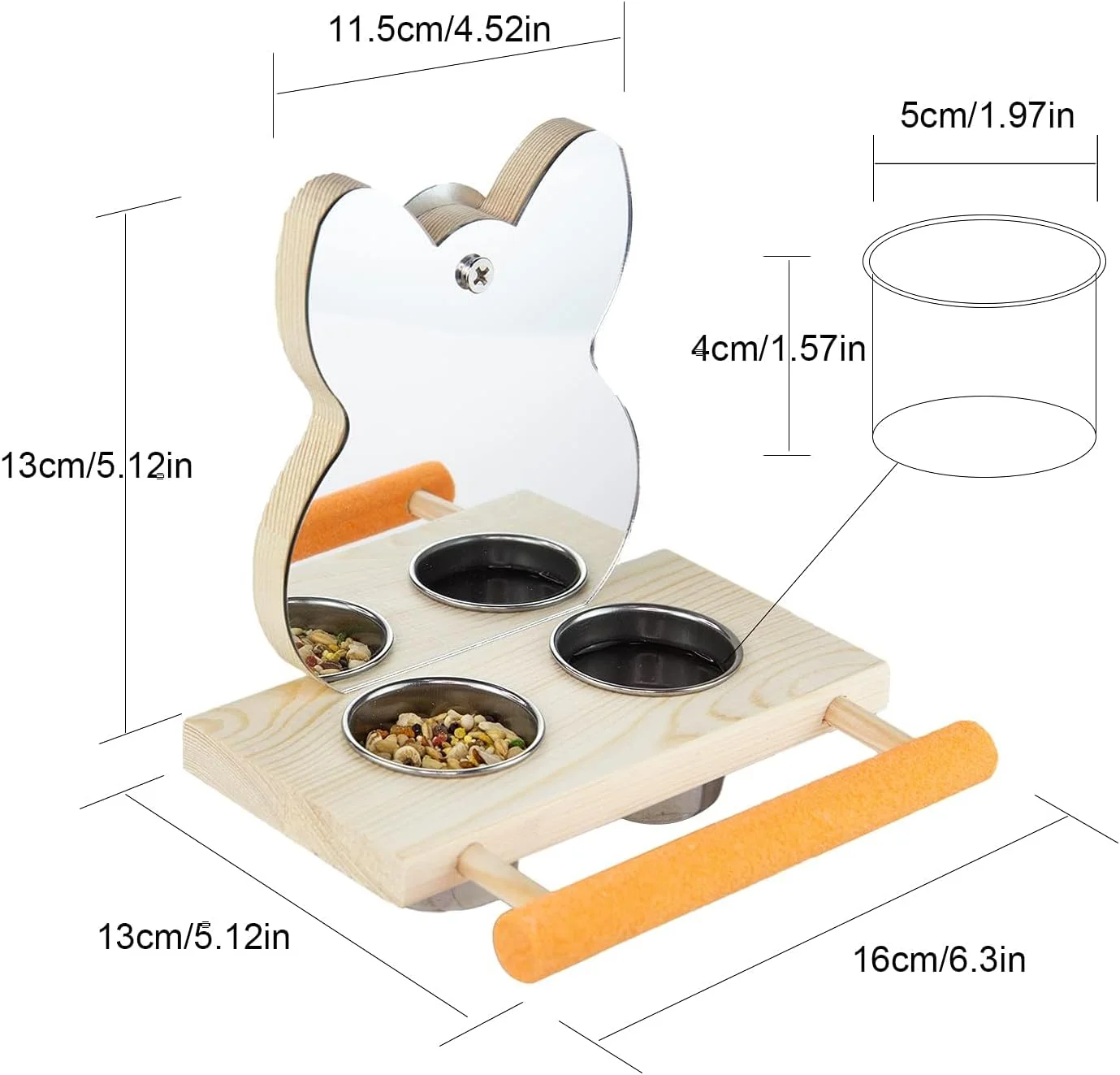 آینه اسباب بازی طوطی تزویق، قاب های چوبی پرنده با فنجان های استیل ضد زنگ، آینه اسباب بازی طوطی برای پاراکیت های کوچک، عروس هلندی، کانور، فنچ، مرغ عشق، ماکائو، طوطی ها، مرغ عشق آینه اسباب بازی طوطی تزویق، قاب های چوبی پرنده با فنجان های استیل ضد زنگ، آینه اسباب بازی طوطی برای پاراکیت های کوچک، عروس هلندی، کانور، فنچ، مرغ عشق، ماکائو، طوطی ها، مرغ عشق