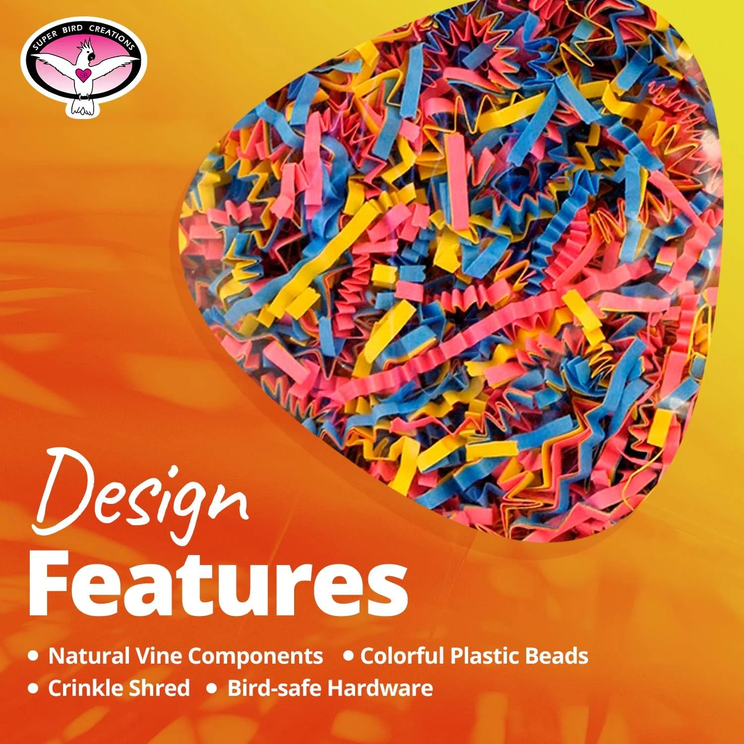 اسباب بازی پرنده ستاره کوچک چین دار سوپربیرد کریشنز SB541 - سایز کوچک، مناسب برای عروس هلندی، مرغ عشق و پرندگان کوچک - اسباب بازی جستجو و جویدنی - اسباب بازی محرک برای غنی سازی محیط - 15x5 سانتی متر اسباب بازی پرنده ستاره کوچک چین دار سوپربیرد کریشنز SB541 - سایز کوچک، مناسب برای عروس هلندی، مرغ عشق و پرندگان کوچک - اسباب بازی جستجو و جویدنی - اسباب بازی محرک برای غنی سازی محیط - 15x5 سانتی متر