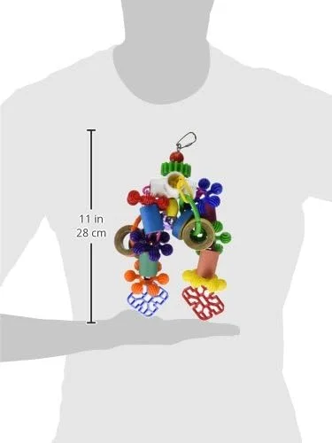 اسباب بازی سرگرم کننده 4 طرفه Super Bird Creations برای پرندگان اسباب بازی سرگرم کننده 4 طرفه Super Bird Creations برای پرندگان