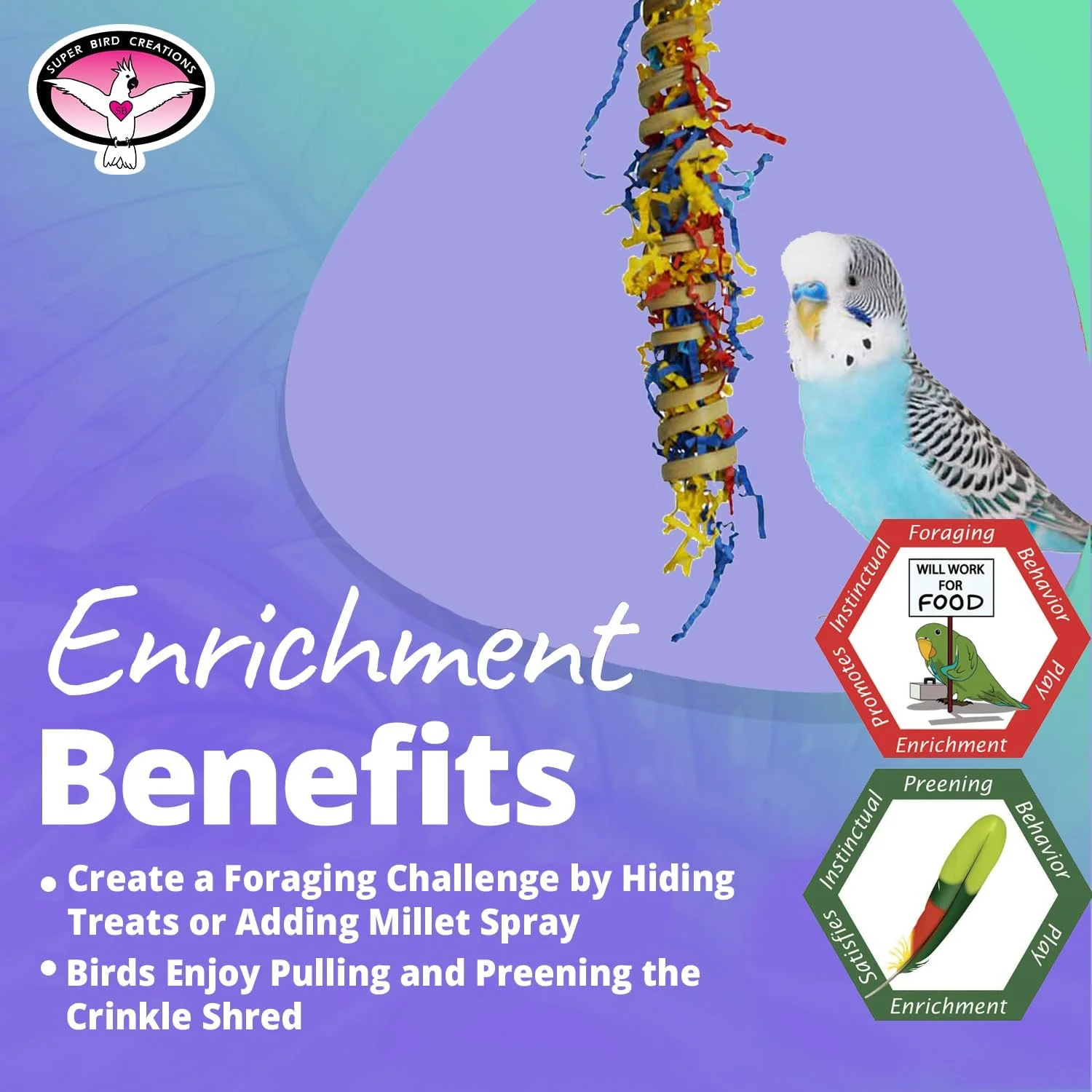 اسباب بازی نگهدارنده ارزن SUPERBIRD Fiesta از Super Bird Creations اسباب بازی نگهدارنده ارزن SUPERBIRD Fiesta از Super Bird Creations