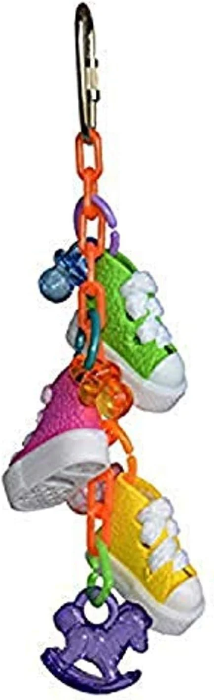 اسباب بازی پرنده مدل Super Bird Creations SB903 Baby Steps، سایز کوچک، 6.5" x 2"