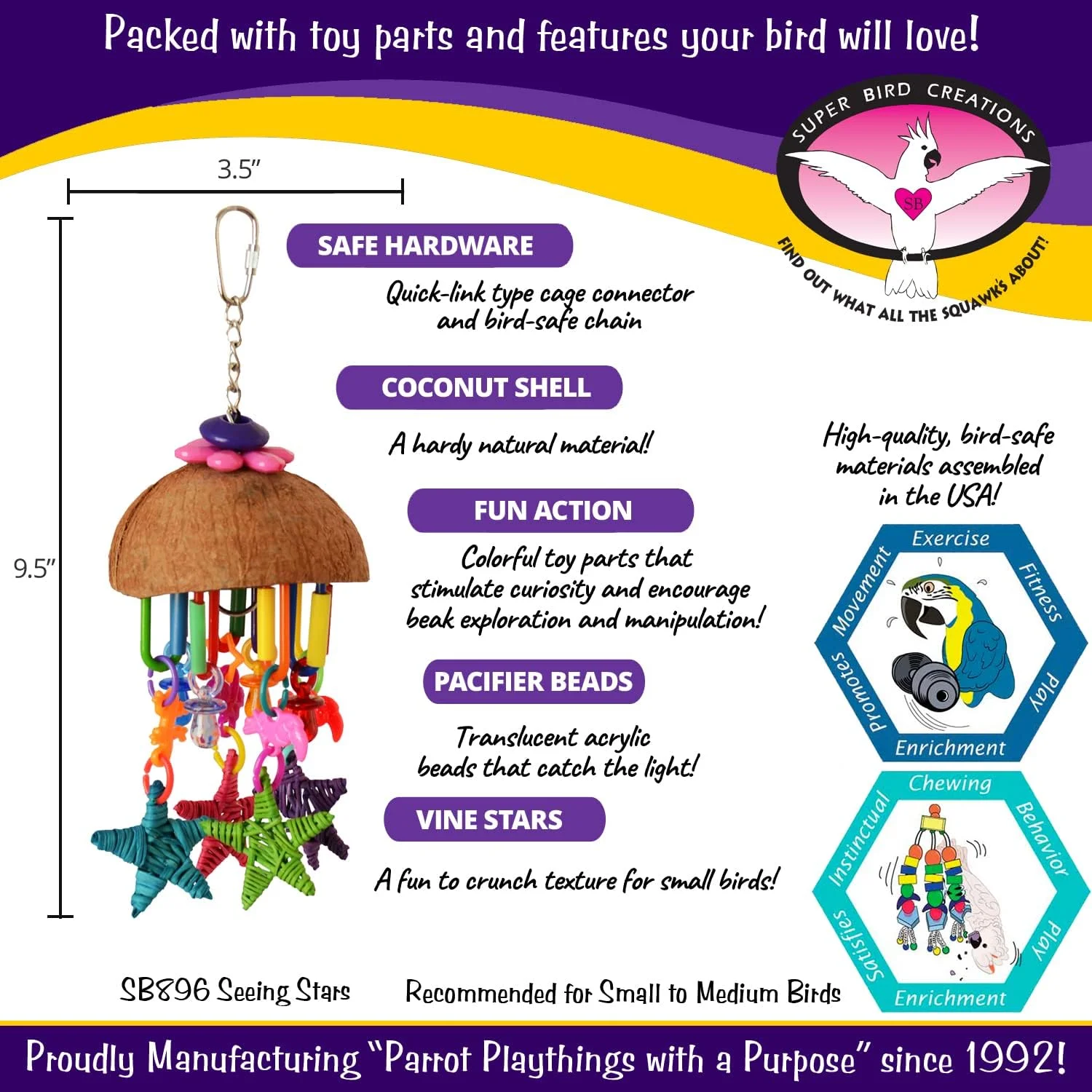 اسباب بازی پرندگان مدل ستاره های درخشان سوپر برد کریشنز اسباب بازی پرندگان مدل ستاره های درخشان سوپر برد کریشنز