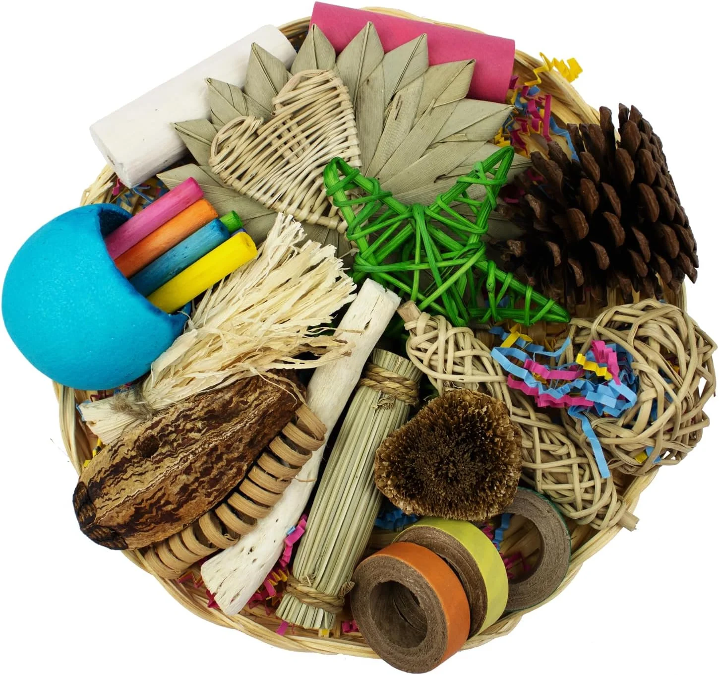 سبد جستجوی خرگوش Super Bird Creations SC228 - صفحه بامبو پرتاب کردنی و جویدنی با 25 اسباب بازی جذاب - ایده آل برای خرگوش ها، همسترها، رینگنک ها - بسته اسباب بازی برای پرندگان متوسط و حیوانات کوچک، 9 اینچ در 9 اینچ سبد جستجوی خرگوش Super Bird Creations SC228 - صفحه بامبو پرتاب کردنی و جویدنی با 25 اسباب بازی جذاب - ایده آل برای خرگوش ها، همسترها، رینگنک ها - بسته اسباب بازی برای پرندگان متوسط و حیوانات کوچک، 9 اینچ در 9 اینچ