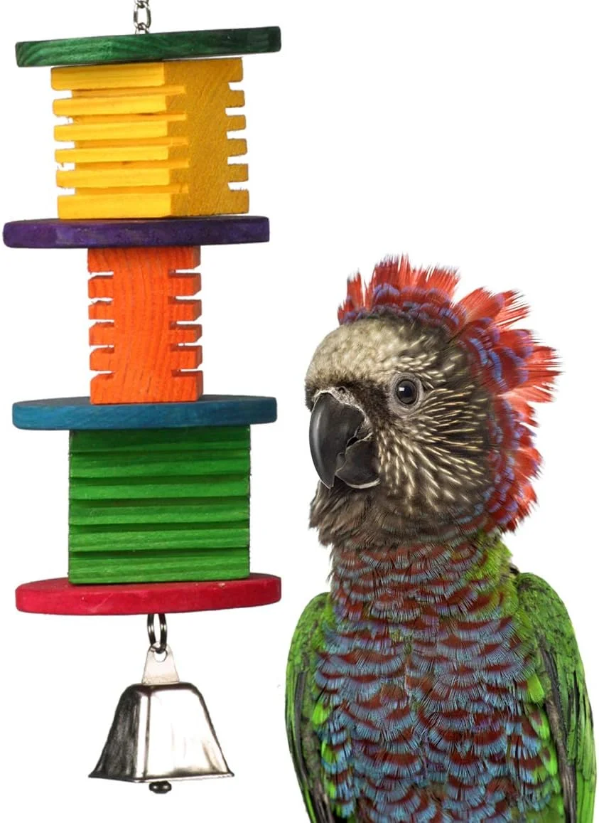 اسباب بازی پرنده دیسکو فیور سوپر برد کریشنز SB51122، سایز متوسط، 37cm x 10cm x 10cm