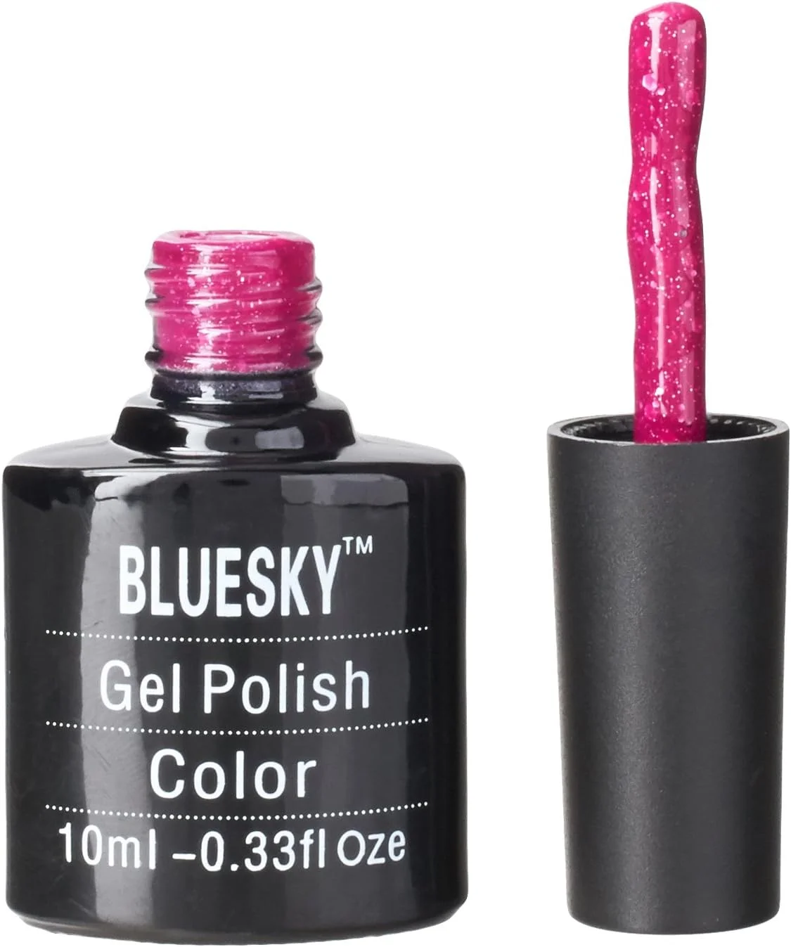 لاک ژل حرارتی آفتاب‌پرست Bluesky - صورتی سرخابی به سفید اکلیلی