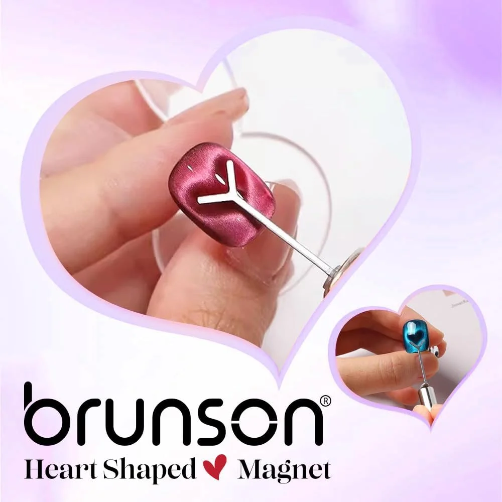 آهنربای چشم گربه ای طرح قلب Brunson آهنربای چشم گربه ای طرح قلب Brunson